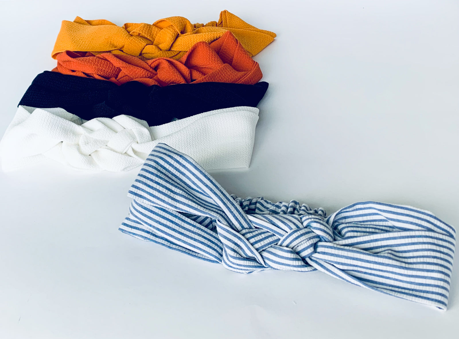 Juego de 5 diademas turbante de diferentes colores