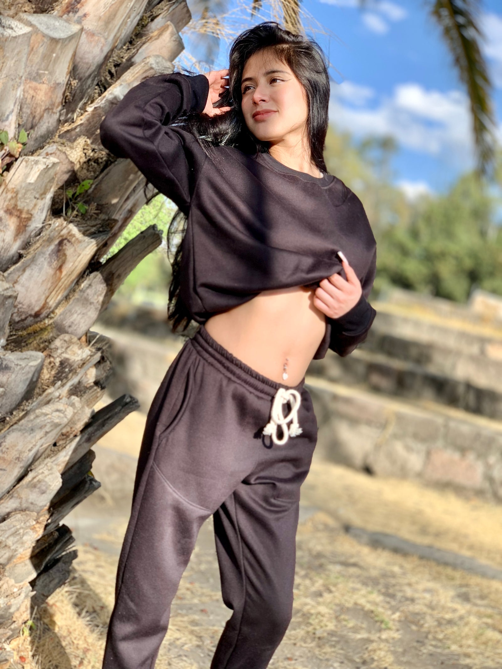 Sudadera Oversized unisex negra